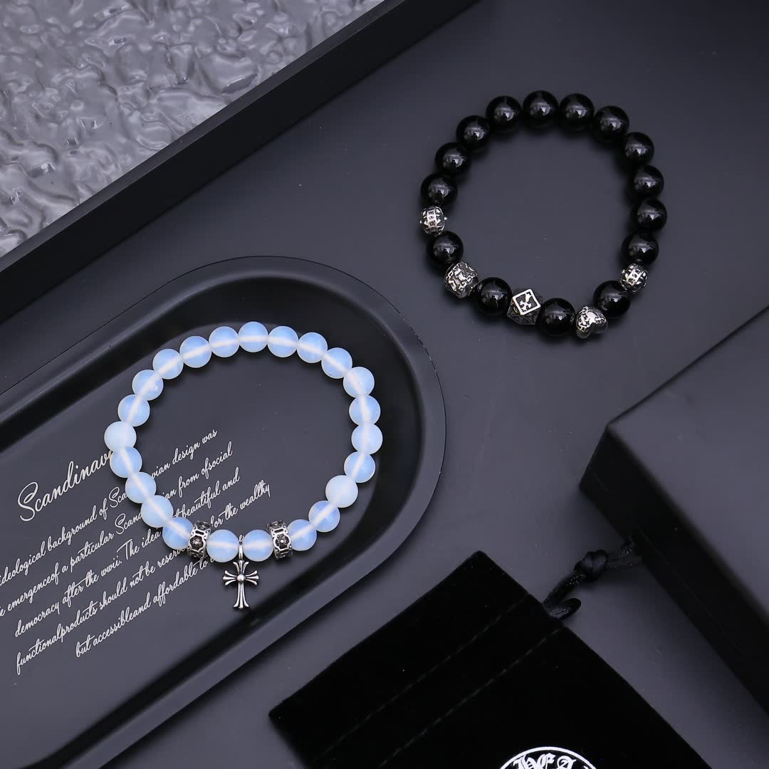 Chrome Hearts Beaded Bracelet Set
